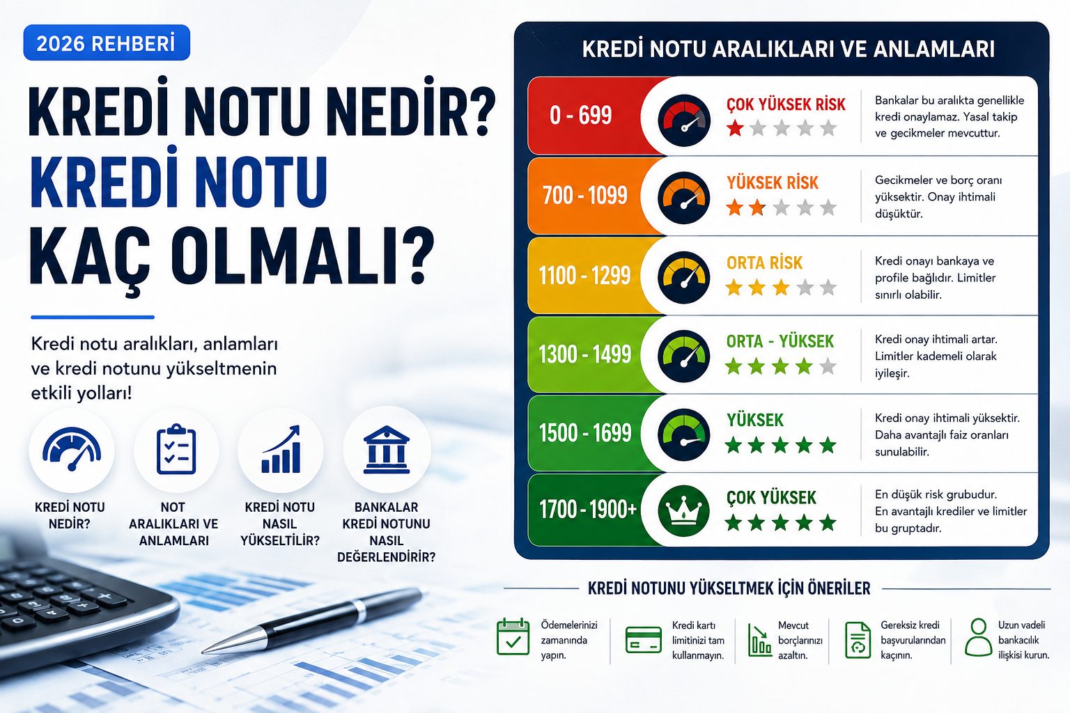 Kredi Notu Nedir? Kredi Notu Kaç Olmalı?